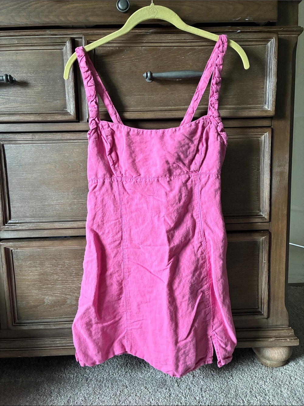 Zara Pink Sleeveless Dress with Braided Straps